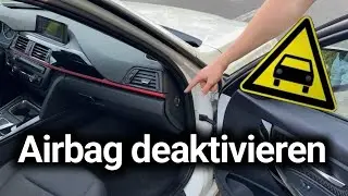 BMW Beifahrerairbag ausschalten - Airbag deaktivieren - Kindersitz Beifahrer | BMW F Reihe 👶🏻🚘✅