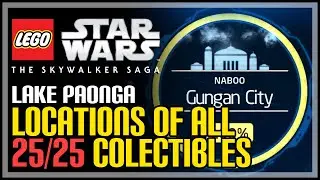 All Naboo Lake Paonga Collectibles 100% Guide LEGO The Skywalker Saga