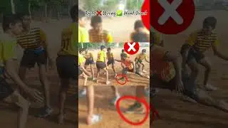 hand touch-leg foot || right ✅️ wrong ❌ #kabaddi #reel #viral #prokabaddi #subscribe #kabaddilover