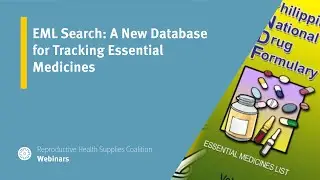 EML Search: A New Database for Tracking Essential Medicines