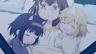 Yuurei chan and Myako sleeps with Shachiku san || Shachiku-san wa Youjo Yuurei ni Iyasaretai ||