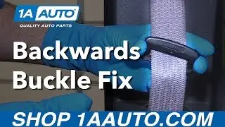 How to Flip a Seat Belt Buckle in Your Car