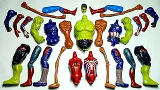AVENGERS TOYS ASSEMBLE/action Figueres/Cheap price, Spiderman2, captain America, siren head, HULK 