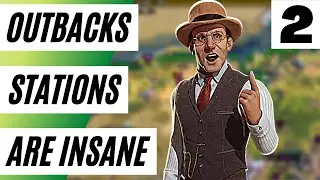 Infinite Settlers + Outback Stations Make Australia AMAZINGLY Strong In Civ 6 Deity