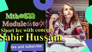mth622 short lec series || mth622 lec|| mth622 mid term lec || Mth622 best lec