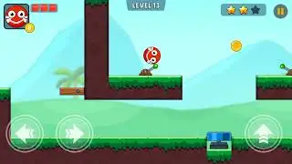 Red Ball & Stick Hero Game Level 13 #shorts #viral #smile
