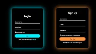 ASMR Coding⚡️Animated Login and Registration Form in HTML CSS & Javascript⚡️No Talking