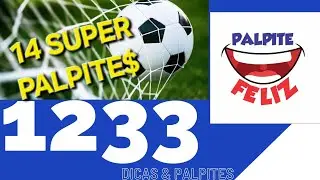 LOTECA 1233 ☆ 14 PALPITES COMPLETOS ☆ COLUNAS ATRASADAS ☆ ZEBRAS DA RODADA 