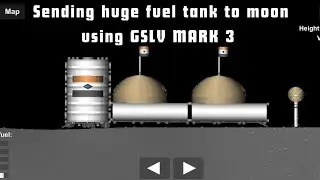 Sending huge fuel tank to moon using GSLV MARK 3. #isro #rocket #sfs #space #lvm3 #moonlanding #gslv
