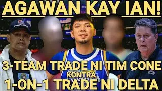 GINEBRA AT CONVERGE NAG-AAGAWAN KAY IAN SANGALANG! CONVERGE 1-ON-1 TRADE, GINEBRA 3-TEAM TRADE