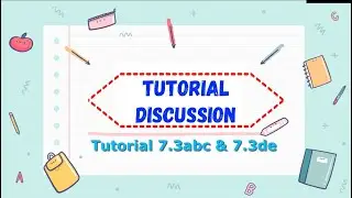 7.3 Solubility Equilibria | Tutorial 7.3abc & 7.3de