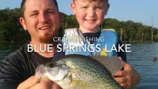 CRAPPIE FISHING BLUE SPRINGS LAKE in MISSOURI