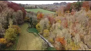 Combe Hay Locks in Autumn, Somerset Coal Canal