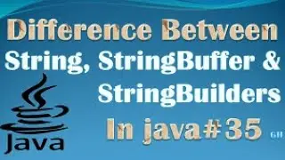 Difference between String Stringbuffer and Stringbuilder in java || explain in Hindi