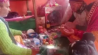 आज किया करन का मुंडन संस्कार#viral #video #mundan #pinkipahadi 