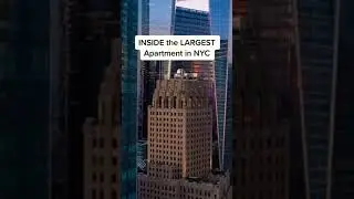 Inside the Largest apartment in NYC. luxury life #shorts