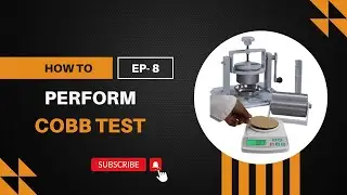 Cobb Test Of Paper & Paperboard