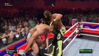 Gunther vs AJ Styles Royal Rumble Simulation WWE 2K25