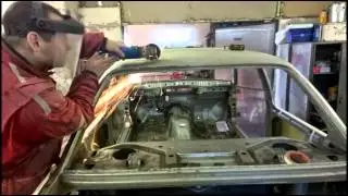 Replica BMW M3 E30- installation of C-pillar and rear side panel