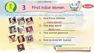 Lesson-3 First Indian Women | GK & Moral Values-3 | Carvaan | School Learning