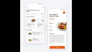 Flutter App UI Challenge | Food Recipes | #Shorts