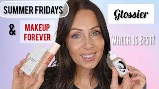 GLOSSIER Perfecting Skin Tint Review/Skin Tint Comparisons/Soft Glow Makeup Look #over40