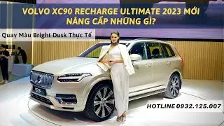 Volvo XC90 Recharge Ultimate 2023 Kh&aacute;c XC90 T8 2022 Điểm N&agrave;o -Thực Tế M&agrave;u Bright Dusk Tr&ecirc;n XC60 XC90