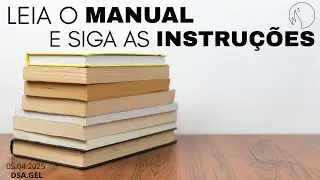 CULTO ONLINE | LEIA O MANUAL E SIGA AS INSTRU&Ccedil;&Otilde;ES | DSA.GEL | 05/04/2025.