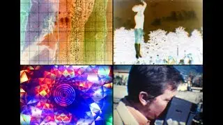 Four Experimental films with electronic music