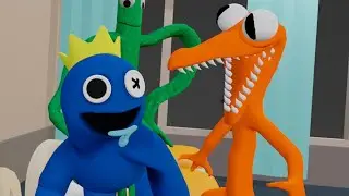 Rainbow Friends farting Funny animation