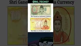 Sanatan Influence Across the World🙏|Shri Ganesh on Indonesia Currency & Shri Ram on Holland Note 🇮🇳✨