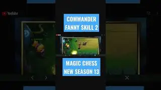 COMMANDER FANNY SKILL 2 #MLBB #PJPLAYZ #MOBILELEGENDS #MAGICCHESS