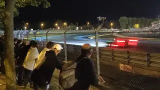 Le Mans 2023: A Morning at Tertre Rouge with  Garage56 NASCAR and Cadillac V8 LMDH (Great V8 sound)