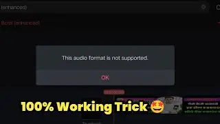 This audio format is not supported Kinemaster Problem Fix | how to fix this audio format not support