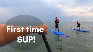 First time SUP! | SUP Singapore | Stand up paddle Singapore | East Coast Park Singapore