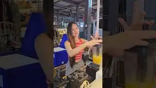 $1 Fresh Fruit Juice! Watermelon Shake Thai Street Food 🥗 Food-🍔🥘2Asian-Skill Cooking-TV🍜🍛