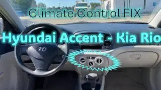 Hyundai Accent 2006-11 Climate Control FIX Kia Rio