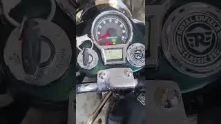 How to remove service  indicator ? Royal Enfield Classic 350 Reborn # shortsvideo #