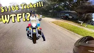 HOW I GOT A $1100 WHEELIE TICKET!!