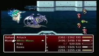 Final Fantasy 4 The After Years Palom, Porom, Luca, Ursula Mysterious Girl Bahamut Speed 1/Active