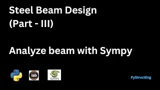 Sympy Tutorial: How to Analyze Beams with Uniform Loads