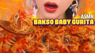ASMR BAKSO BABY GURITA MANDI KUAH MERCON | ASMR Indonesia