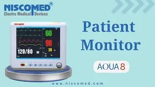 Niscomed Aqua 8 Patient Monitor | Advanced Multi-Parameter Monitoring for Hospitals & ICU | Music