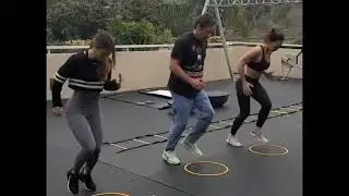David Duchovny Training Routine 2020 EDITION! with girlfriend Monique - Jan 2020
