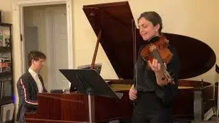 Hannah Selin, Nicki Adams play J.S. Bach: Viola De Gamba sonata in G major  BWV 1027