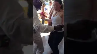 Zydeco dancing  Wilbert McAlister and Erin Brandt  Gator by the Bay Festival 201