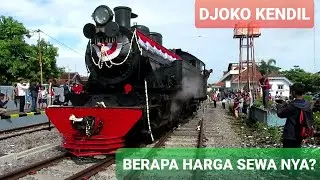 Penyambutan Kereta Wisata Djoko Kendil di Stasiun Solo Kota, Solo. Berapa Tarif Sewanya?