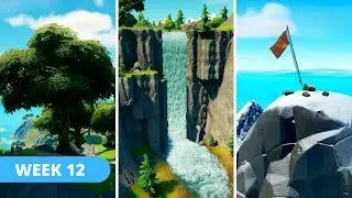 Visit Scenic Spot, Gorgeous Gorge, and Mount Kay in Fortnite. All locations.