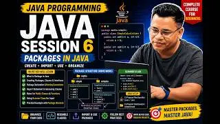 Java Programming Session 6 | Packages in Java, Import Statement & Naming Conventions
