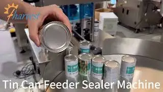 Pumpkin seeds Particles Can Feeding Machine , Automatic Can Seaming Machine,Grain Can Feeding Sealer